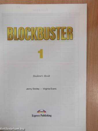 Blockbuster 1. - Student's Book