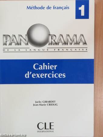 Panorama de la langue francaise 1 - Cahier d'exercices