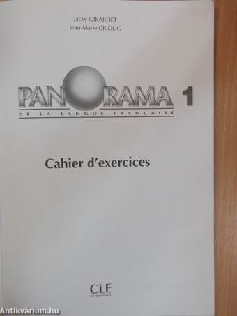 Panorama de la langue francaise 1 - Cahier d'exercices