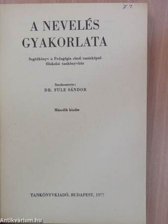 A nevelés gyakorlata