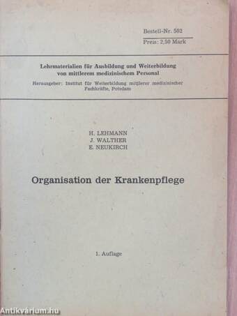 Organisation der Krankenpflege