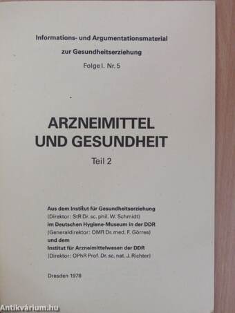 Arzneimittel und Gesundheit 2.