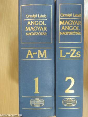 Angol-magyar nagyszótár I-II.