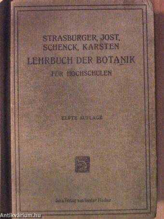 Lehrbuch der Botanik (Ifj. Dr. Entz Géza könyvtárából)