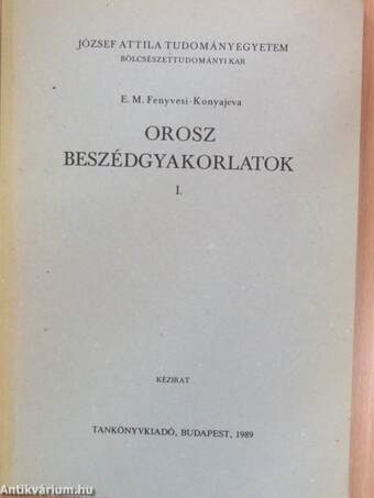 Orosz beszédgyakorlatok I.