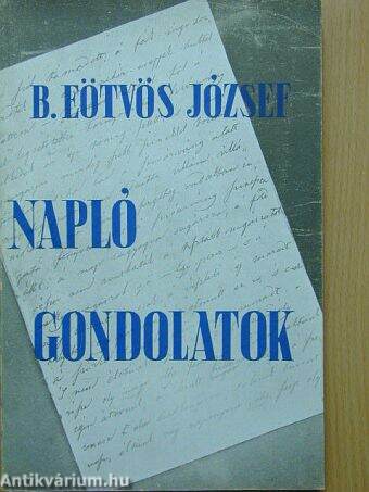 Naplójegyzetek - Gondolatok