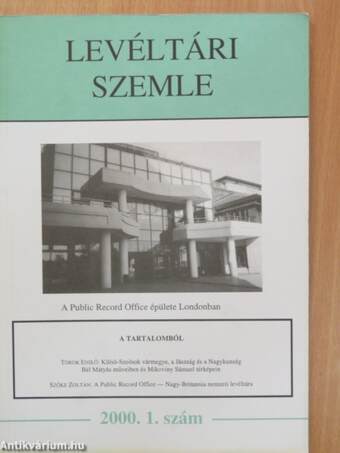 Levéltári Szemle 2000/1-4.