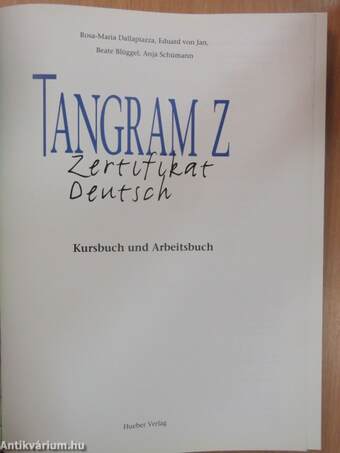 Tangram Z - Kursbuch und Arbeitsbuch