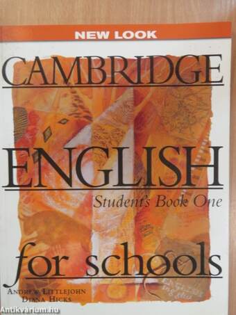 Cambridge English for Schools - Student's Book One