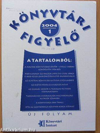 Könyvtári Figyelő 2004/1.