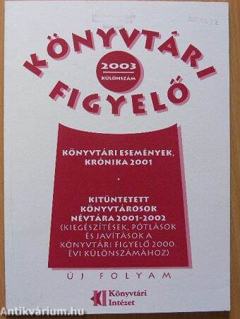 Könyvtári Figyelő 2003/különszám