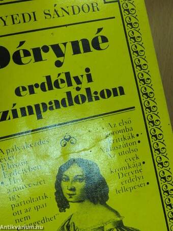 Déryné erdélyi színpadokon (dedikált példány)