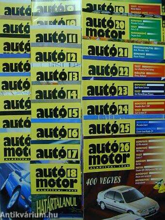 Autó-Motor 1996. január-december