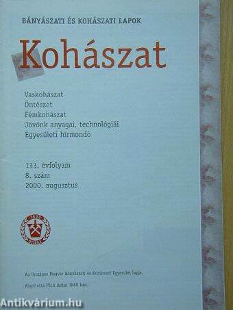 Kohászat 2000. augusztus