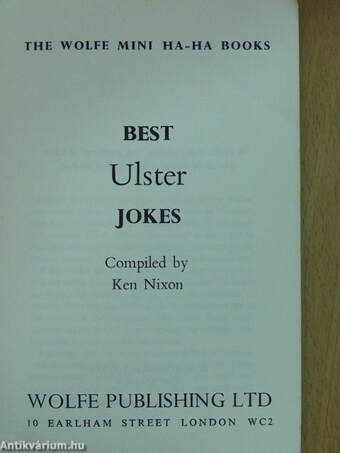 Best Ulster Jokes