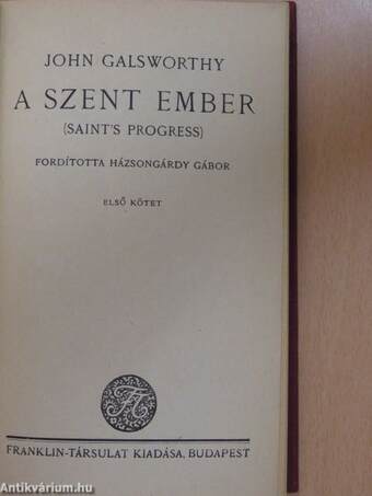 A szent ember I-II.