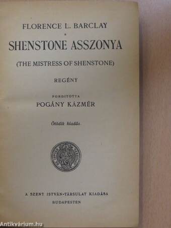 Shenstone asszonya