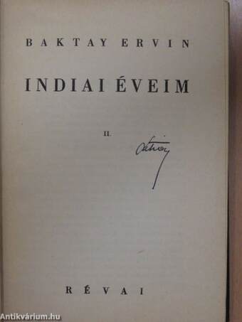 Indiai éveim II. (töredék)