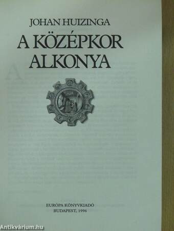 A középkor alkonya