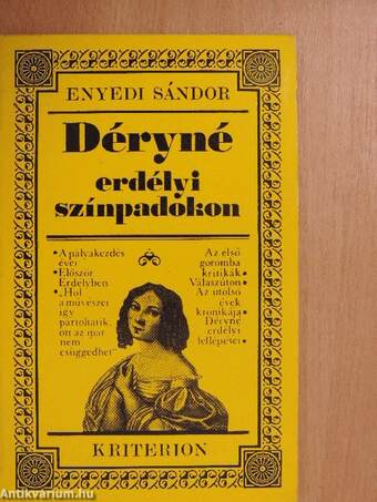 Déryné erdélyi színpadokon