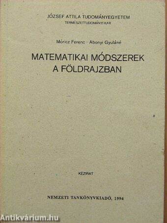 Matematikai módszerek a földrajzban