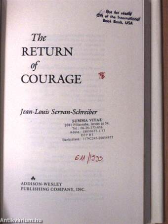 The Return of Courage