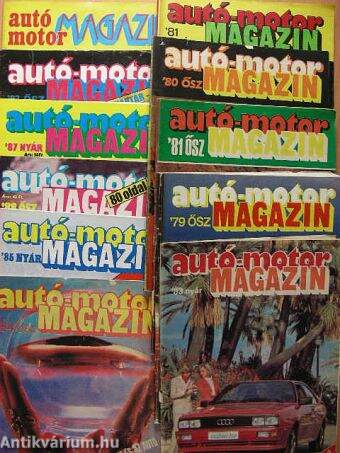 Autó-Motor Magazin 1978-1988. (vegyes számok)
