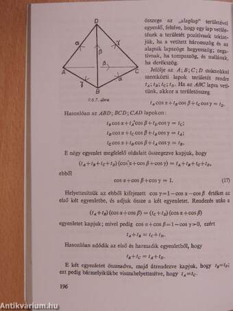 Fejezetek az elemi geometriából