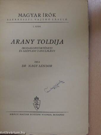 Arany Toldija