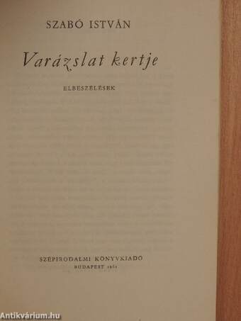 Varázslat kertje