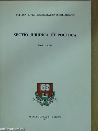 Sectio Juridica et Politica Tomus XVII.