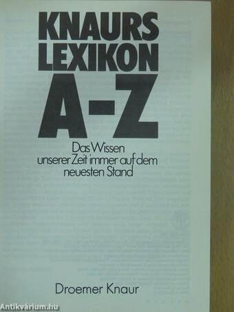 Knaurs lexikon A-Z