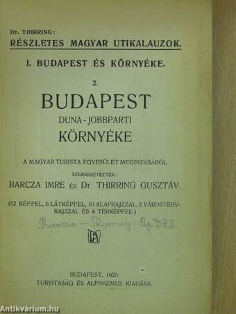 Budapest Duna-jobbparti környéke