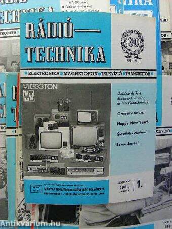 Rádiótechnika 1973., 1975., 1978., 1979., 1981-85. (vegyes számok)