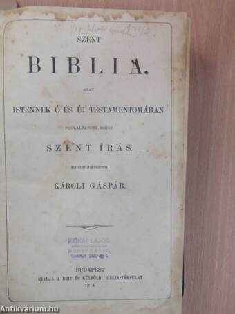 Szent Biblia