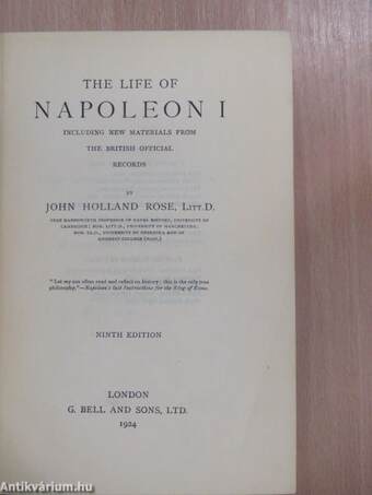 The Life of Napoleon I