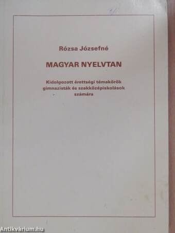 Magyar nyelvtan