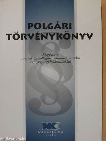 Polgári törvénykönyv