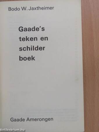 Gaade's teken en schilder boek