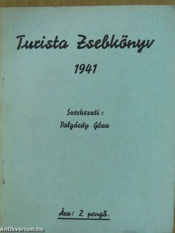 Turista zsebkönyv 1941