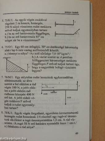 Felvételi feladattár fizikából