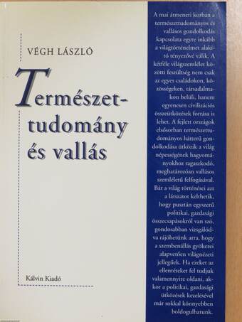 Természettudomány és vallás (dedikált példány)