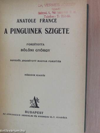 A pinguinek szigete