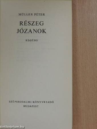 Részeg józanok