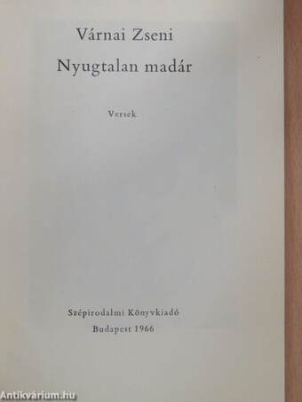 Nyugtalan madár