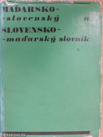 Madarsko-Slovensky/Slovensko-Madarsky slovnik