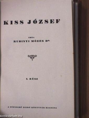 Kiss József I.