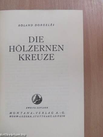 Die hölzernen Kreuze