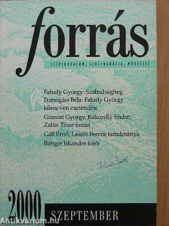 Forrás 2000. szeptember