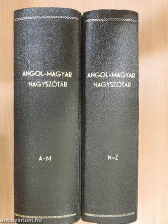 Angol-magyar nagyszótár I-II.